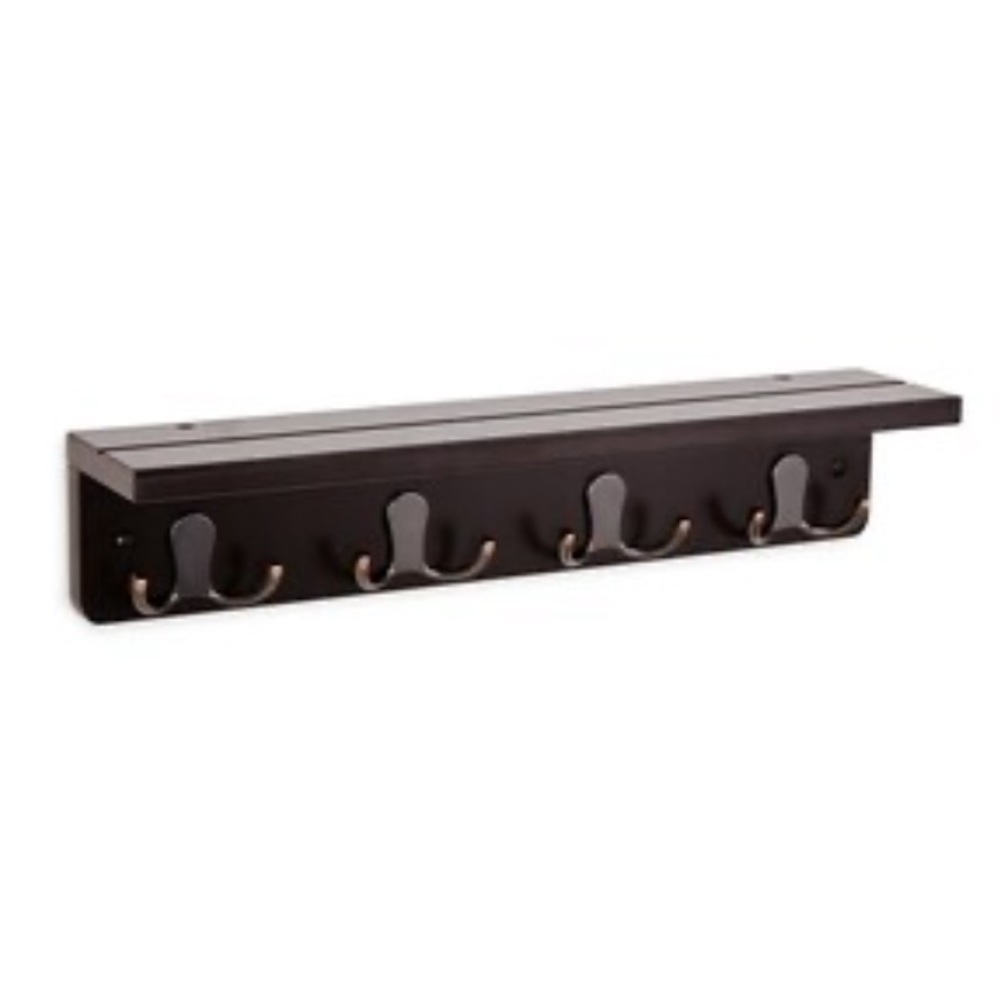 ALLEN + ROTH • Ledge Shelf w/ Hooks - Picture 3 of 10